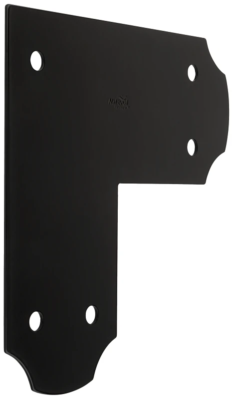 Hartley Collection Decorative L Strap, Black, 5 x 11-1/4 x 11-1/4 In.