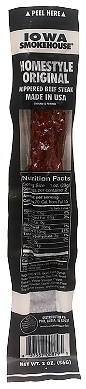 Kippered Beef Steak Homestyle Original Jerky, 2-oz.