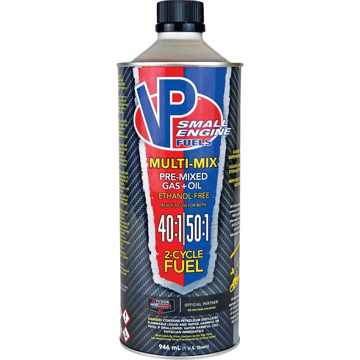 Premixed Small 2-Cycle Engine Fuel, Multi-Mix 40:1/50:1, Qt.