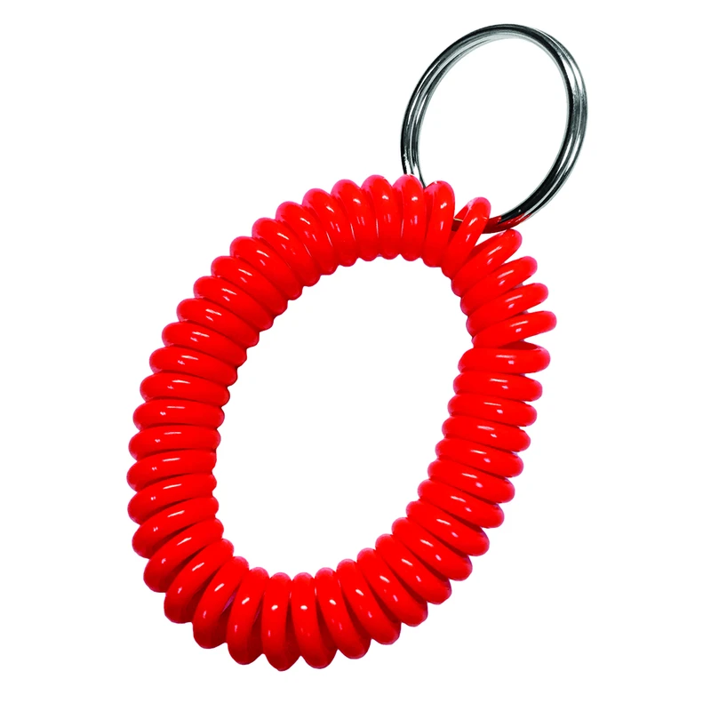 Wrist Coil With Split Ring Key Chain - Model Kbo501-each