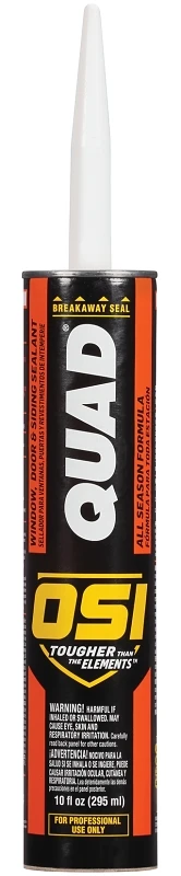 Quad Window, Door & Siding Sealant, #308 Clay, 10-oz.