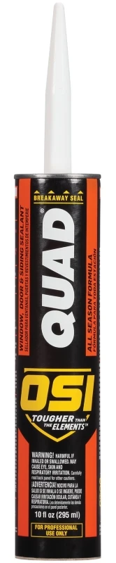 Quad Window, Door & Siding Sealant, #413 Beige, 10-oz.