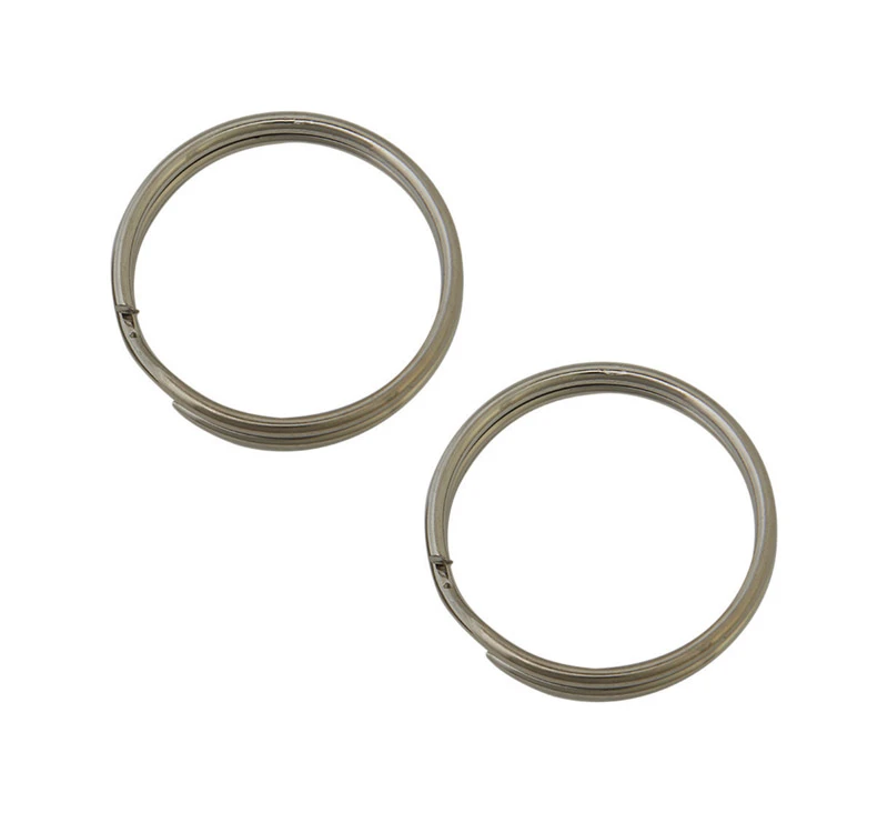 Split Key Ring, 1-1/4 In., 100-Pk.