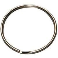 Split Key Ring, 1-1/8-In., 100-Pk.