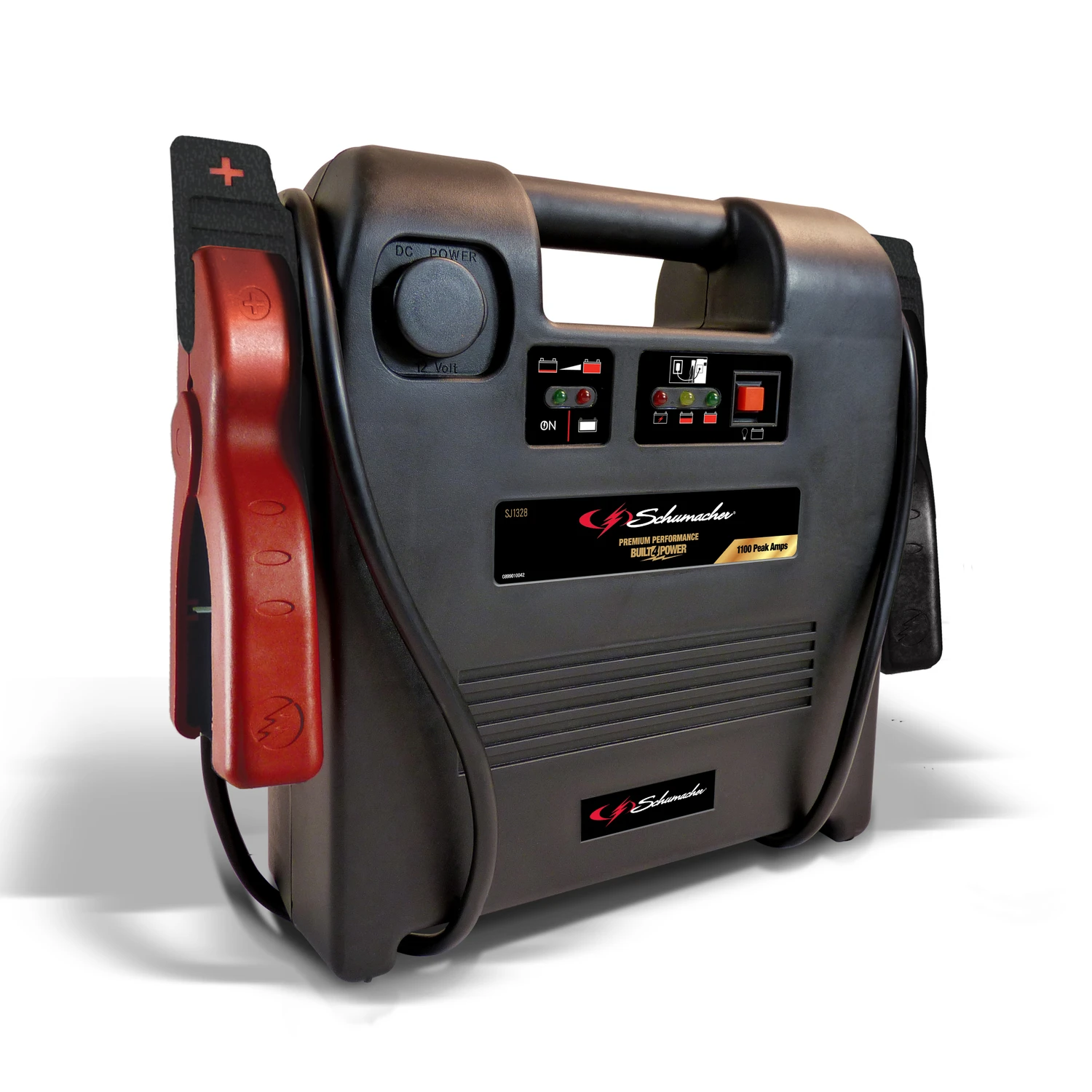 Sj1328 1100a Jump Start System With 12v Power Port And Heavy-duty Cables