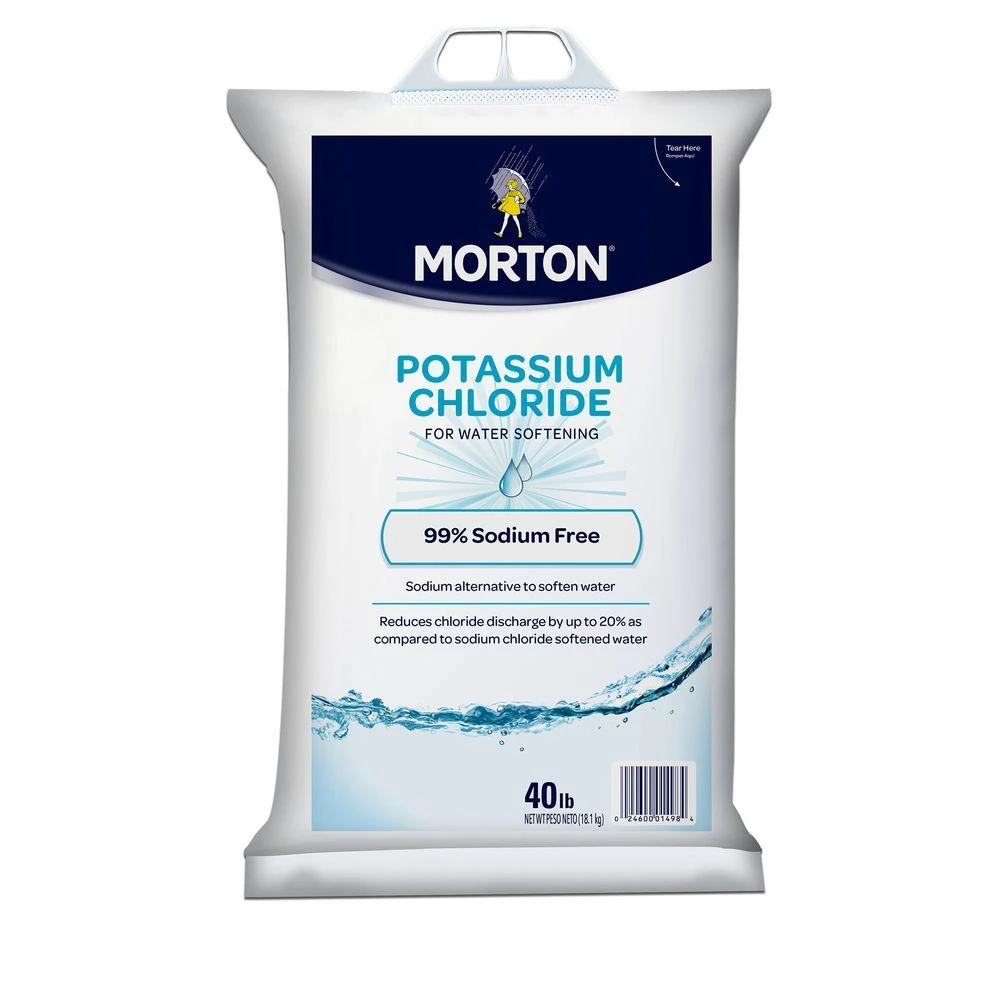 Water Softening Pellets, Potassium Chloride, 40 Lbs.