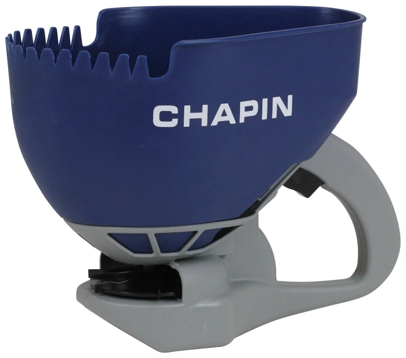 8705a Hand Crank Salt & Ice Melt Spreader, 0.79 Gallon Capacity, Poly Construction