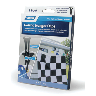 Camco RV Awning Hanger Clips 8 pk