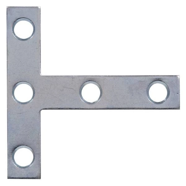 4" X 4" Zinc Plated T-plate For Structural Support