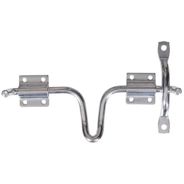 Zinc Plated Door And Gate Latch With Sliding Bolt, Model 851924