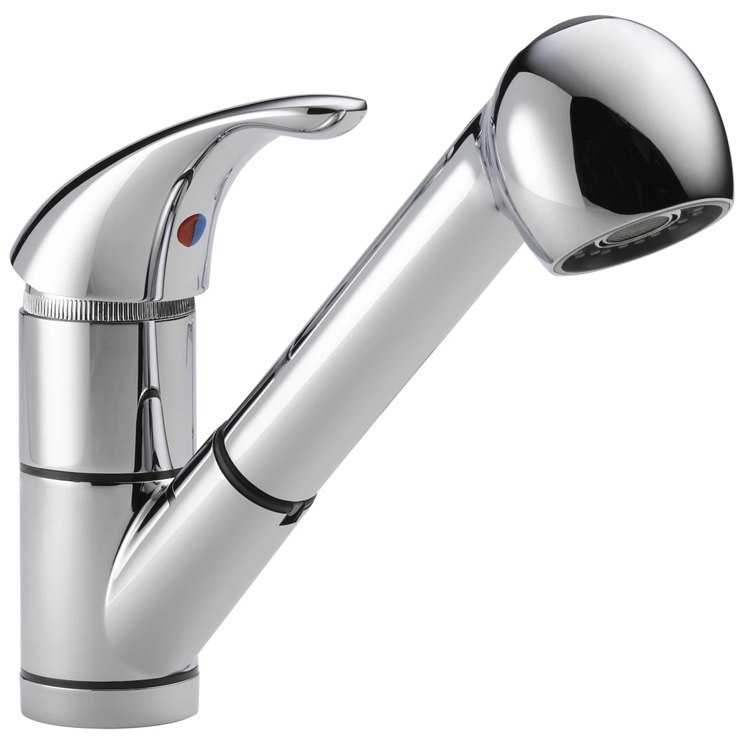 Kitchen Faucet With Pull-Out Spray, Single-Lever, Chrome