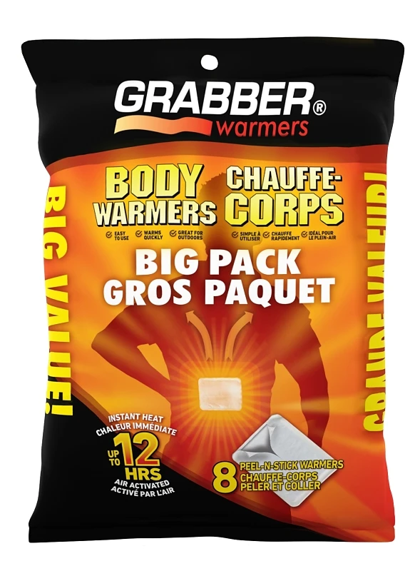 Peel-N-Stick Body Warmers, 8-Pk.