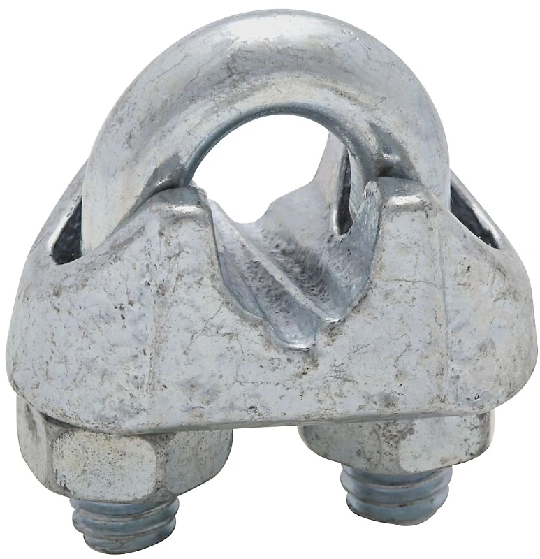 Wire Cable Clamp, Zinc, 5/16 In.