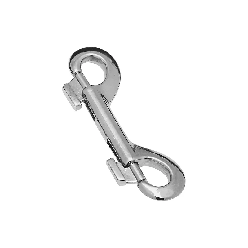 Double Bolt Snap, Nickel, 3-7/16 In.