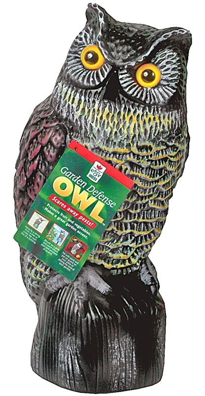 Garden Defense Owl - Realistic Great-horned Owl For Pest Control