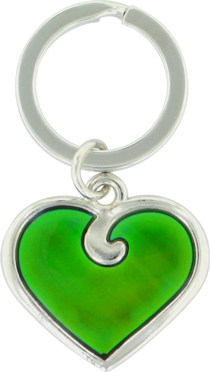 712383 Heart Shaped Mood Keychain - - Pack of 3 3 Piece