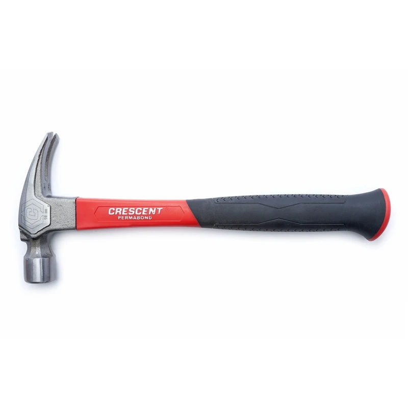 20 Oz. Fiberglass Rip Claw Hammer With Smooth Face And New Grip Material