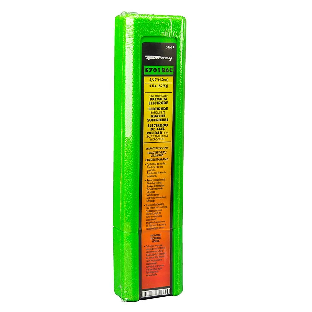 E7018 Ac Welding Rod 5/32 Inch Diameter 5 Pound Pack