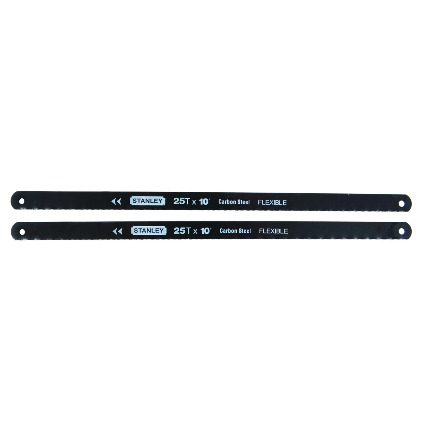 STANLEY 15-904A Hacksaw Blade, 1/2 in W, 10 in L, 24 TPI, HCS Cutting Edge