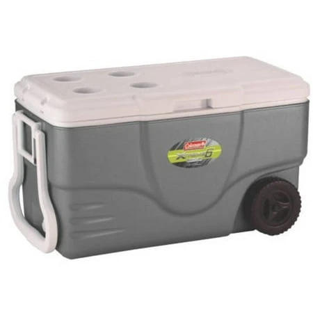 50 Quart Xtreme Ultra Wheeled Cooler - Green, Model 6263a721