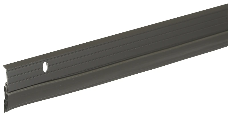 3b59 Brushed Chrome Bronze Aluminum Door Sweep 1-5/8" W X 36" L 1 Pk