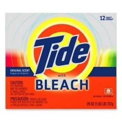 Tide Powder Laundry Detergent With Bleach, 26 Ounces