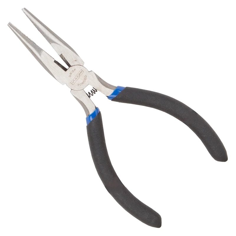 4.5 Inch Long Nose Miniature Plier With Comfort Grips And Wire Cutter