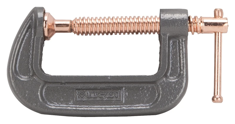 Heavy-duty C-clamp 2 Inch With Zinc Plated Spindle And Steel Body