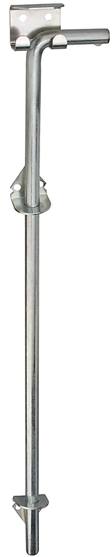 N151-985 5/8" X 24" Zinc Plated Adjustable Throw Cane Bolt
