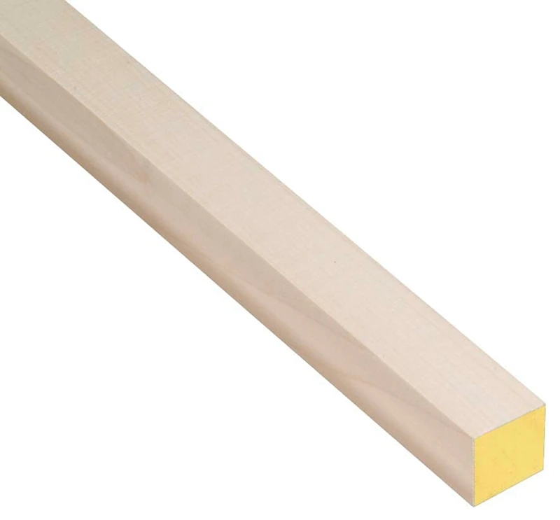 5/8 In. X 36 In. Square Hardwood Dowel Rod - Durable Poplar Material