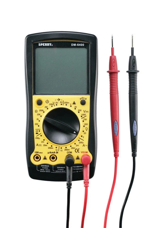Dm6400 8-function 28-range Digital Multimeter With Lcd Display