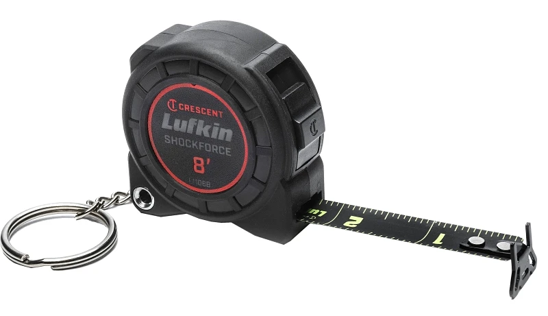 Nite Eye Tape Measure Keychain, 1/2 In. x 8 Ft.