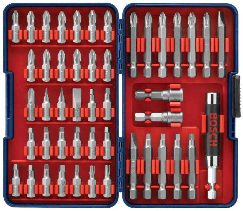47-piece Screwdriver Bit Set T4047l - Durable Steel For Impact Drivers