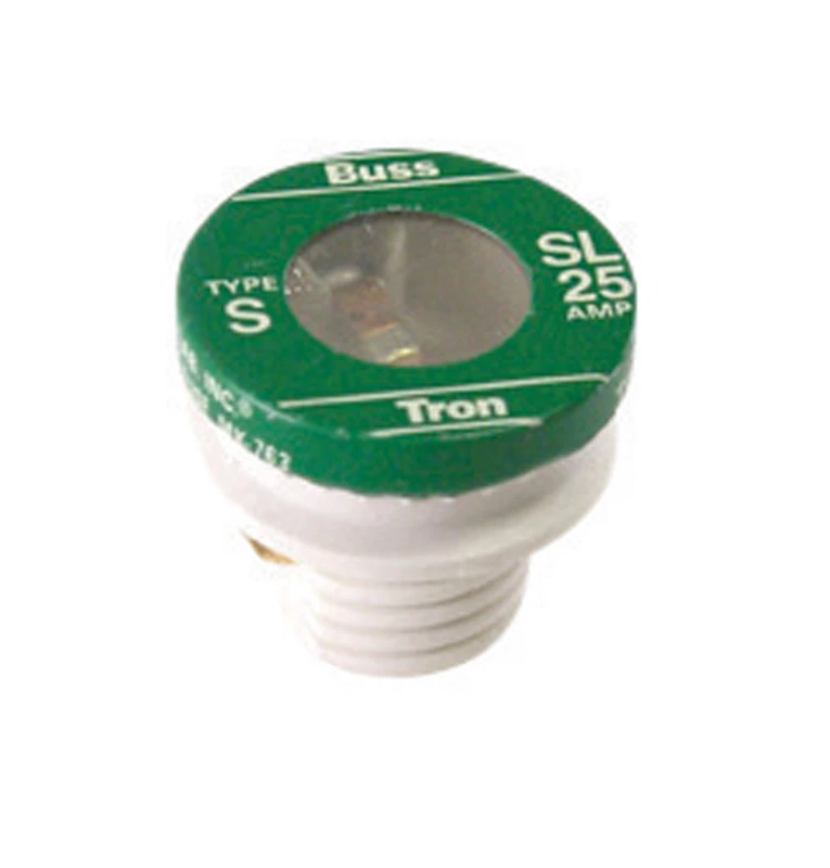 Bp/sl-25 25 Amp 125 Volt Tamper Proof Plug Fuse 3 Pk - Ul Listed