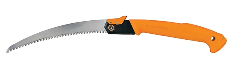 Fiskars Pro Folding Saw 12 In Oal With Steel Blade And Ergonomic Soft Grip Handle
