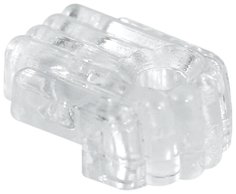 U 9002 Clear Acrylic Small Mirror Holder Clip 20 Lb Capacity 6 Pk