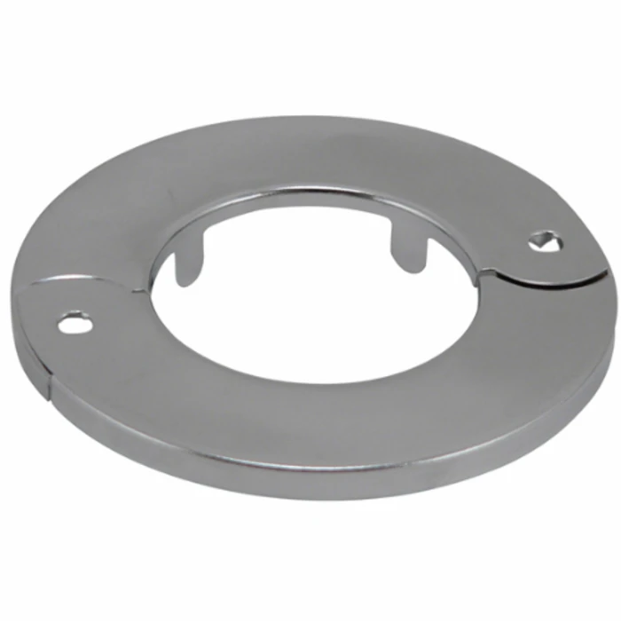 Hinged Floor Flange 1-1/4 Inch Chrome Metal Plate