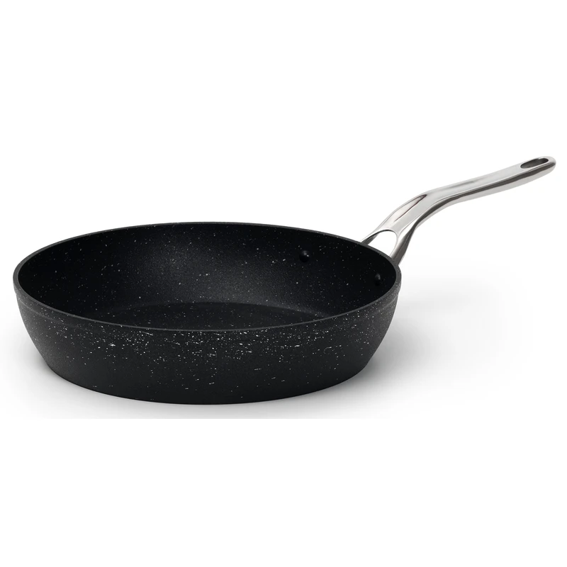 The Rock 12 Inch Aluminum Fry Pan With Stainless Steel Handle