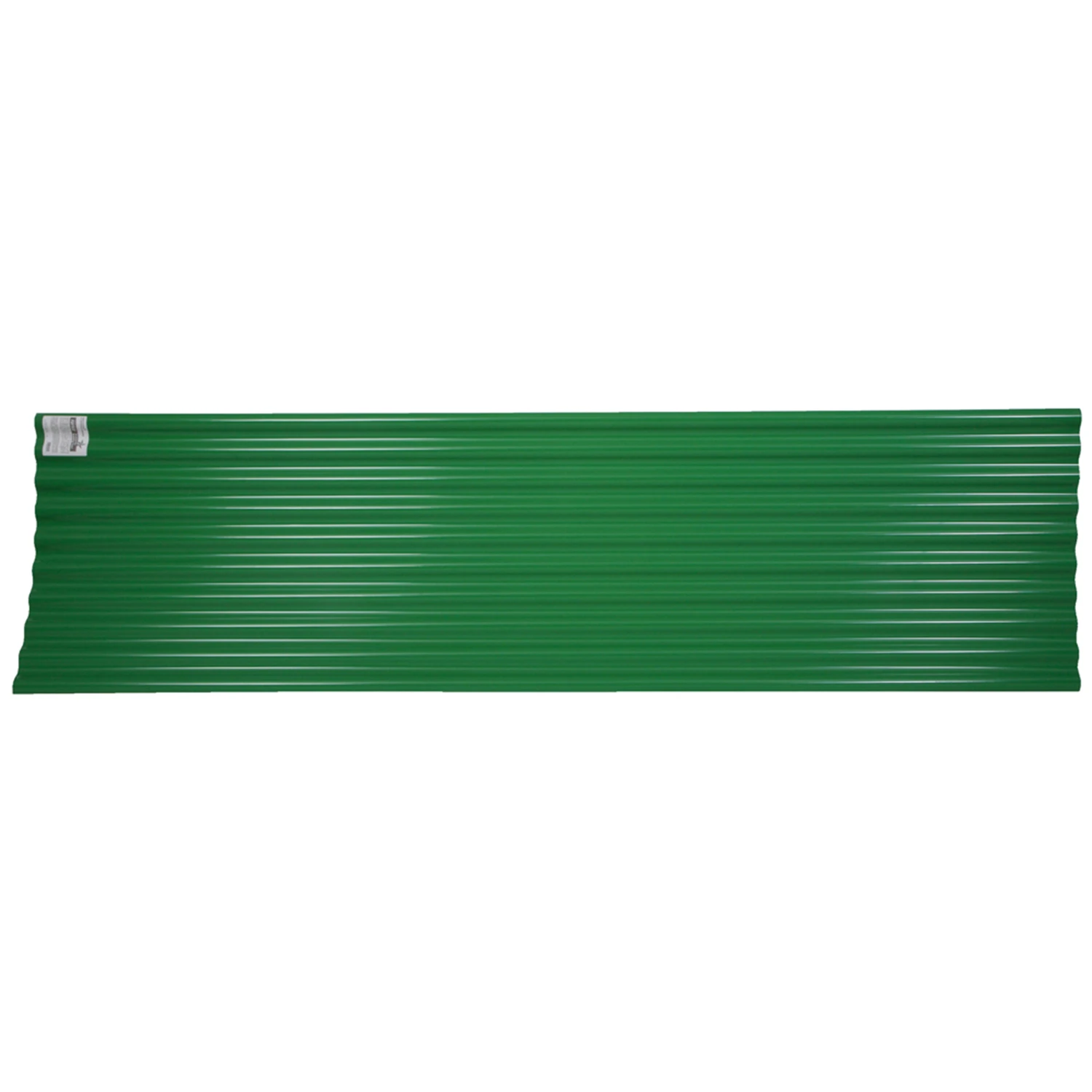Seacoaster 26 In. X 8 Ft. Opaque Green Round Wave Vinyl Corrugated Panels