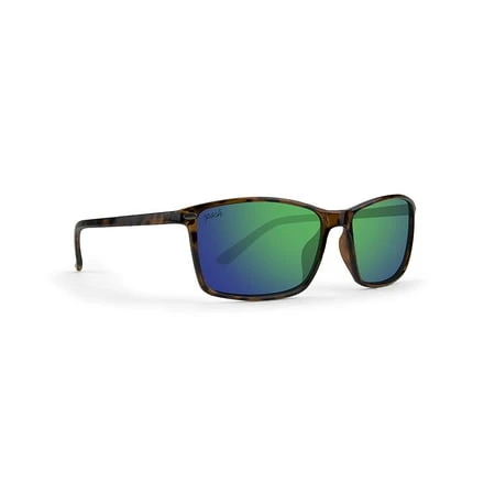11 Lightweight Tortoise Framed Sunglasses With Polarized Green Mirror Lens