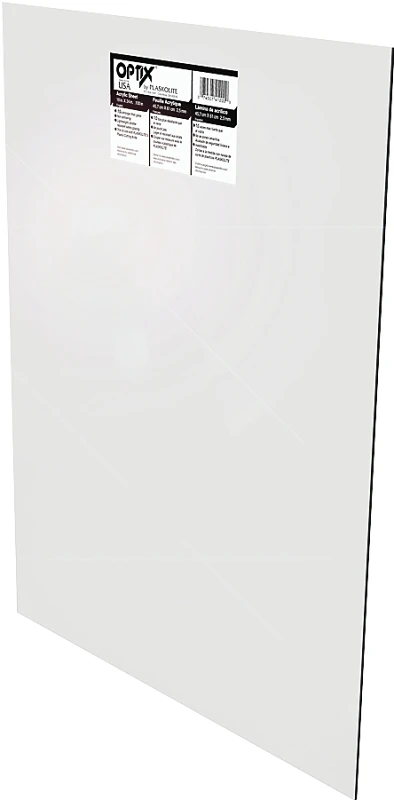 Optix 32" X 44" X 0.080" Clear Acrylic Sheet - Impact Resistant