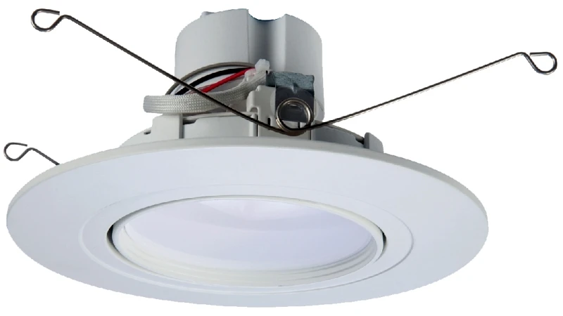 5/6 Inch Selectable Cct Integrated Led Recessed Light Trim, 600/1000 Lumens