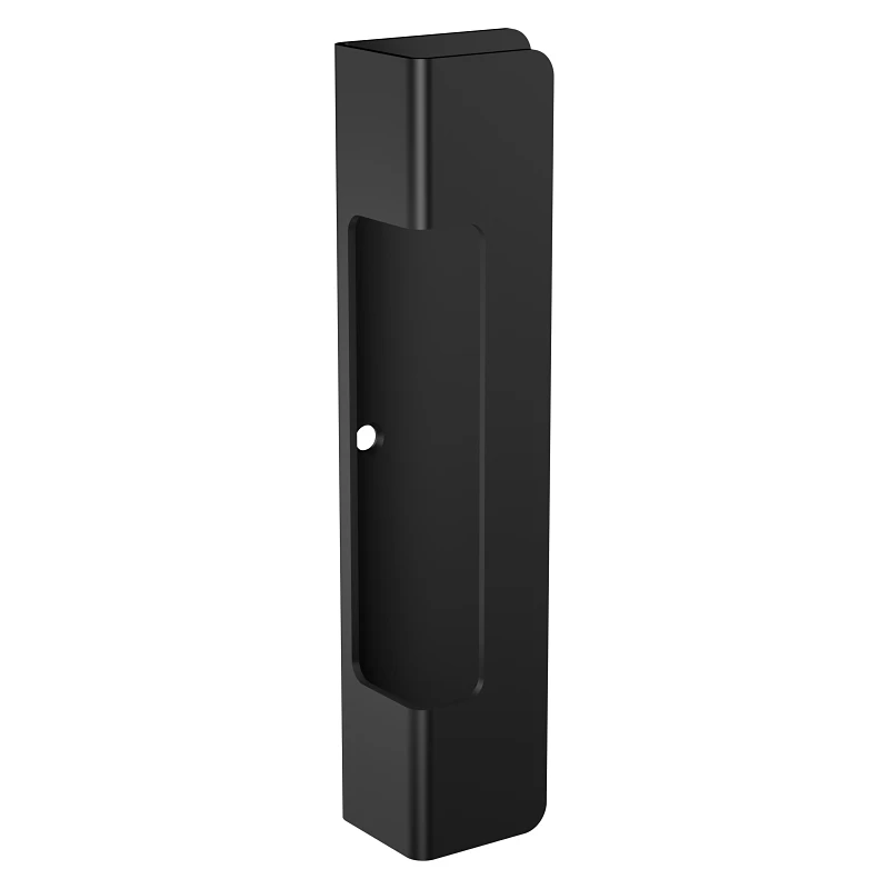 Modern Gate Handle, Weatherguard Coated, Black, 10 In.