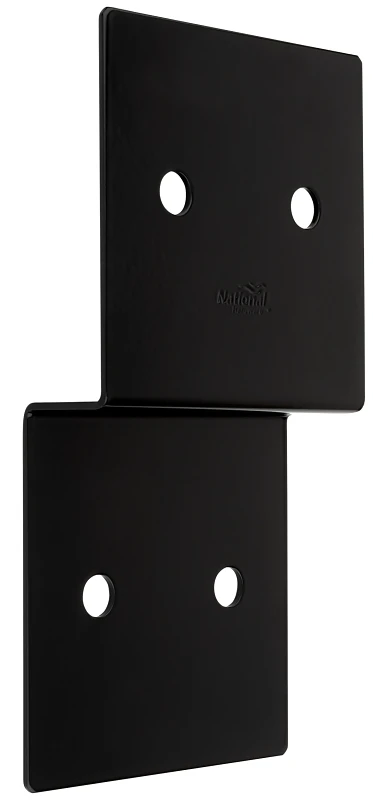 Indio Collection Decorative Joist Tie, Black, 1-1/2 x 5 x 10 In.