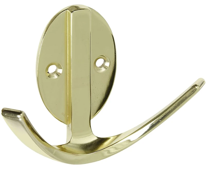 V8010 Modern Double Robe Hook - 3 Inch Heavy Duty Design