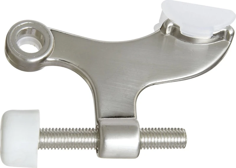 Hinge Pin Door Stop, Satin Nickel