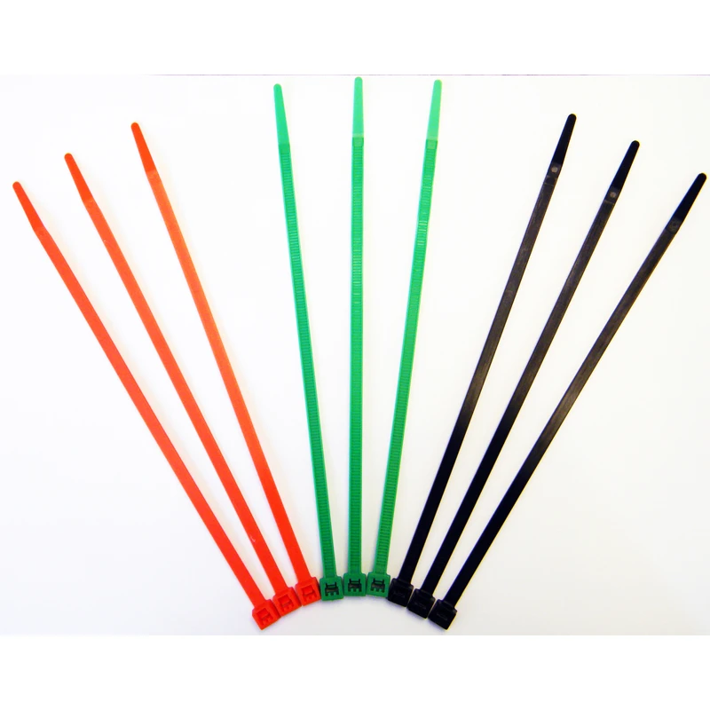 7 In. H X .58 Ft. L Polypropylene Fence Ties - Durable Orange Color