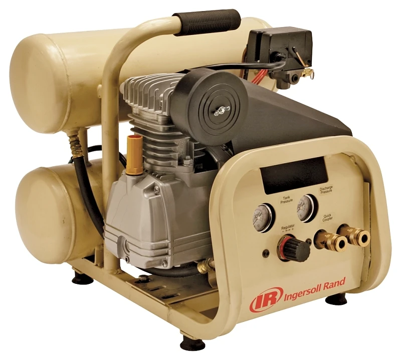 4 Gallon 2 Hp Portable Electric Twin Stack Air Compressor Model P1iu-a9