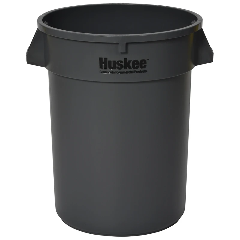 32 Gallon Huskee Plastic Garbage Can Model 3200gy - Gray