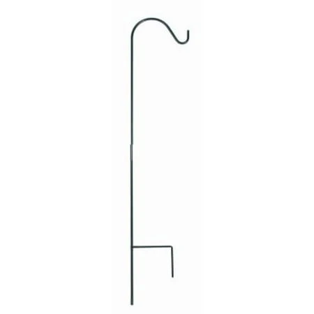 89034 Single Shepherd Hook, Black, 48-inch Durable Garden Stake